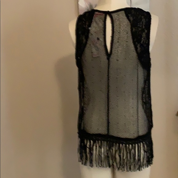 🎉Lace trim mesh top - Picture 6 of 6